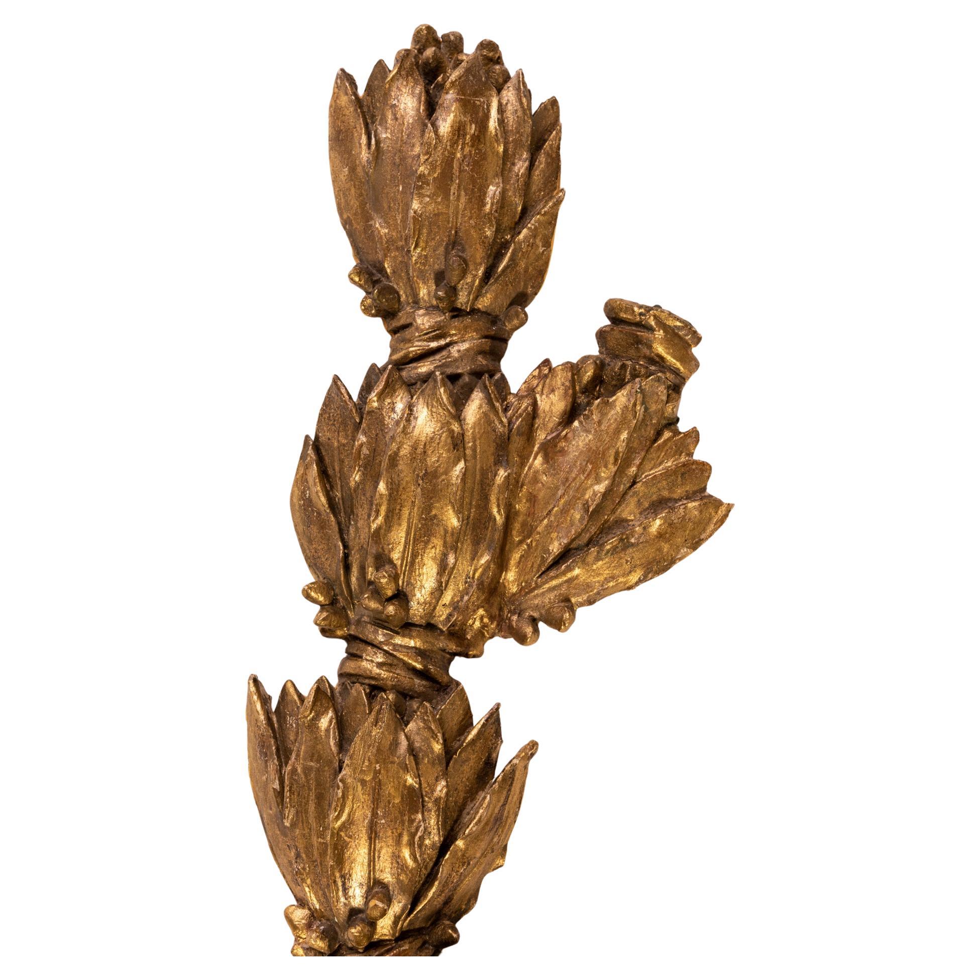 Vergoldeter Holzfries (Beaux Arts) im Angebot