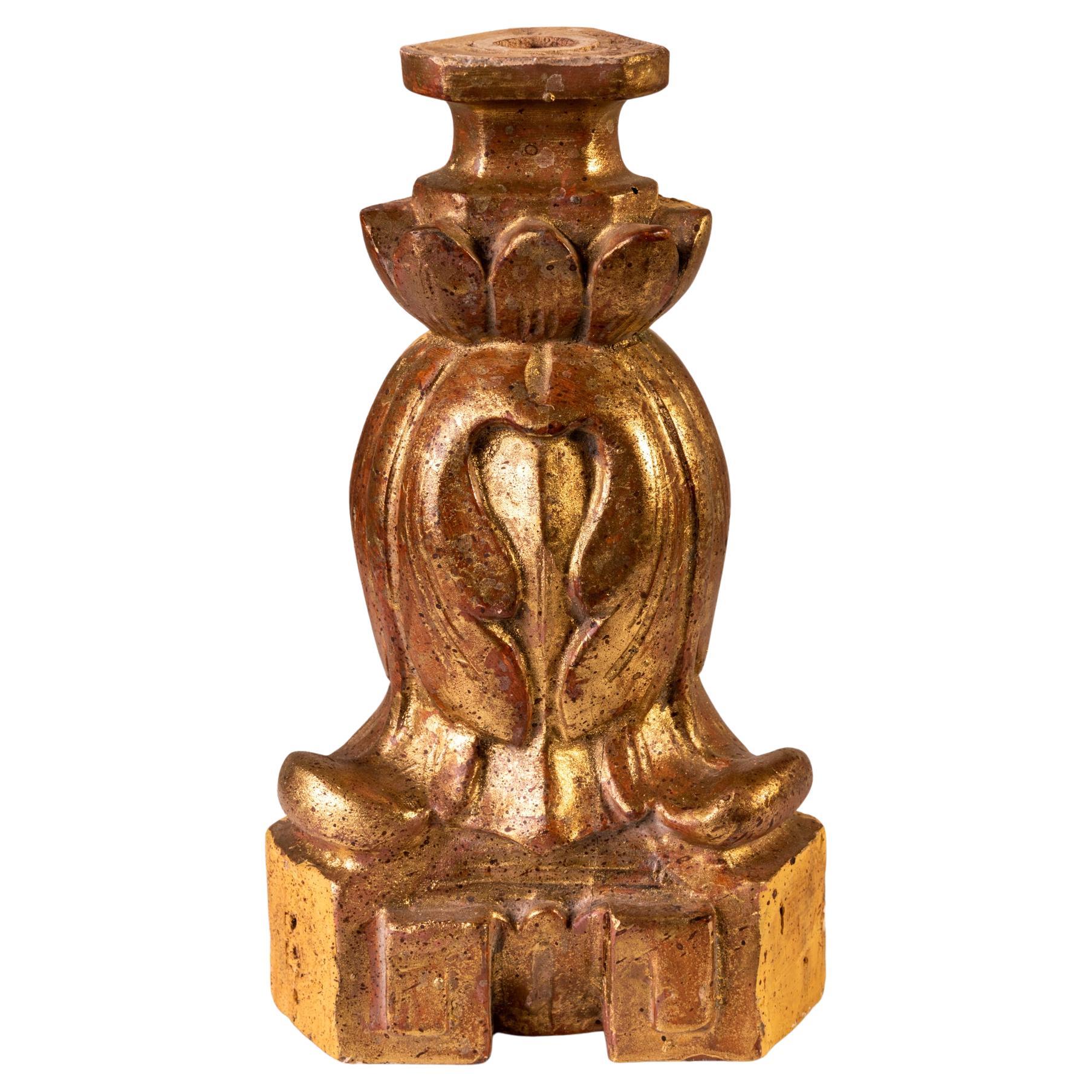 Gilt Wooden Little Base Louis XVI For Sale
