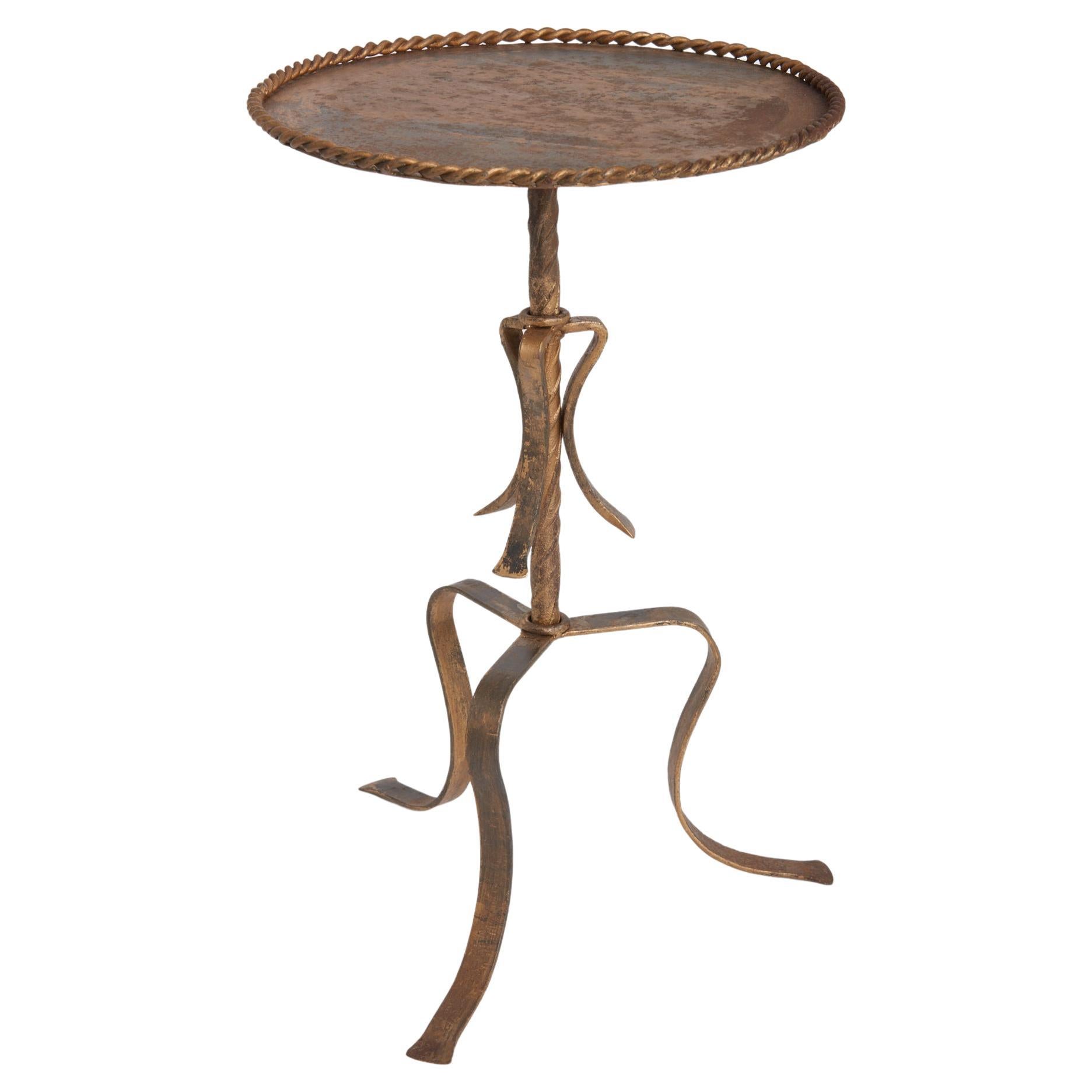 Gigogen Wrought Iron Side Table Set For Sale at 1stDibs