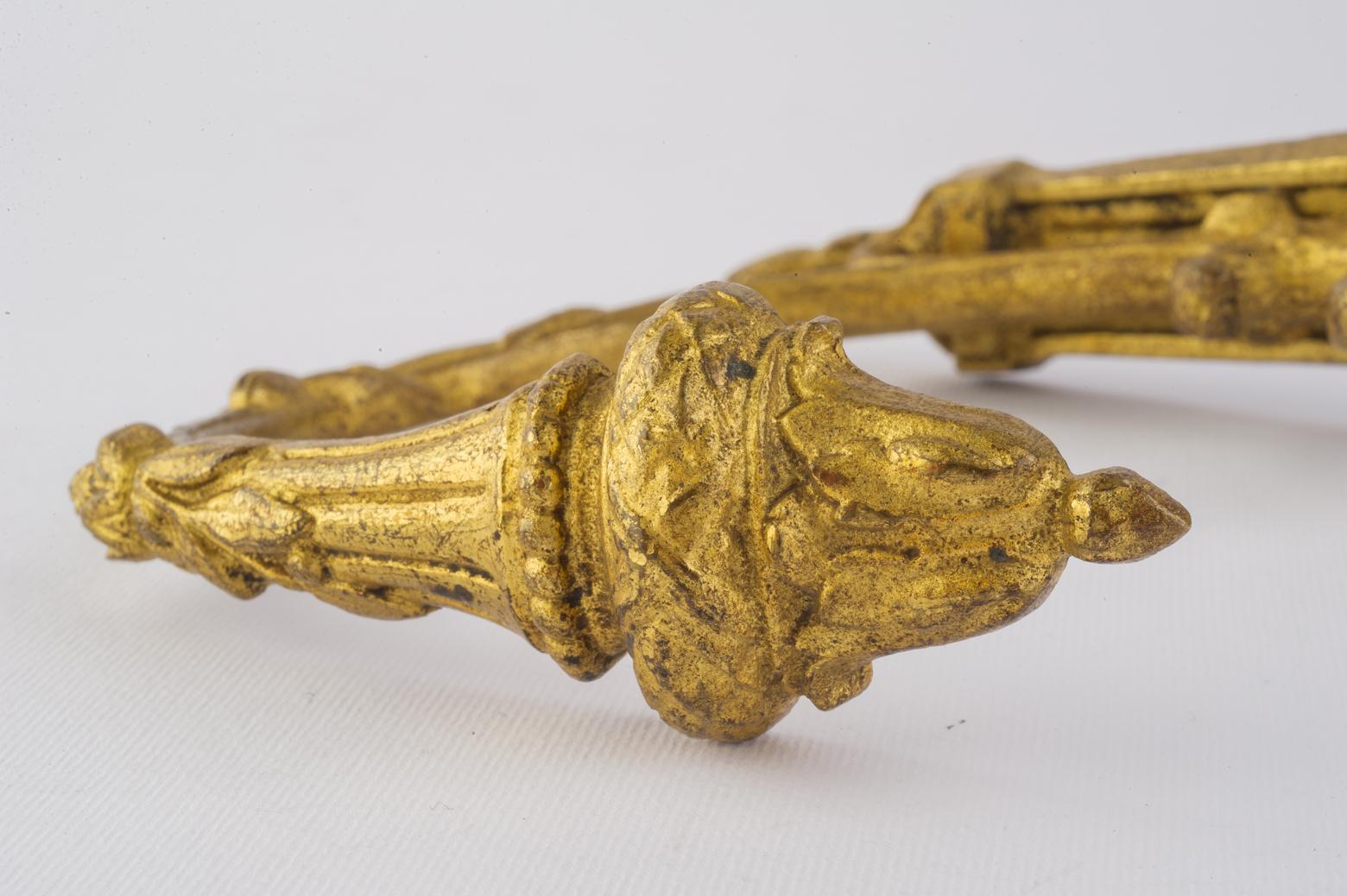 19th Century Gilt bronze ! Tiebacks for Curtains or Belts or Scarfs