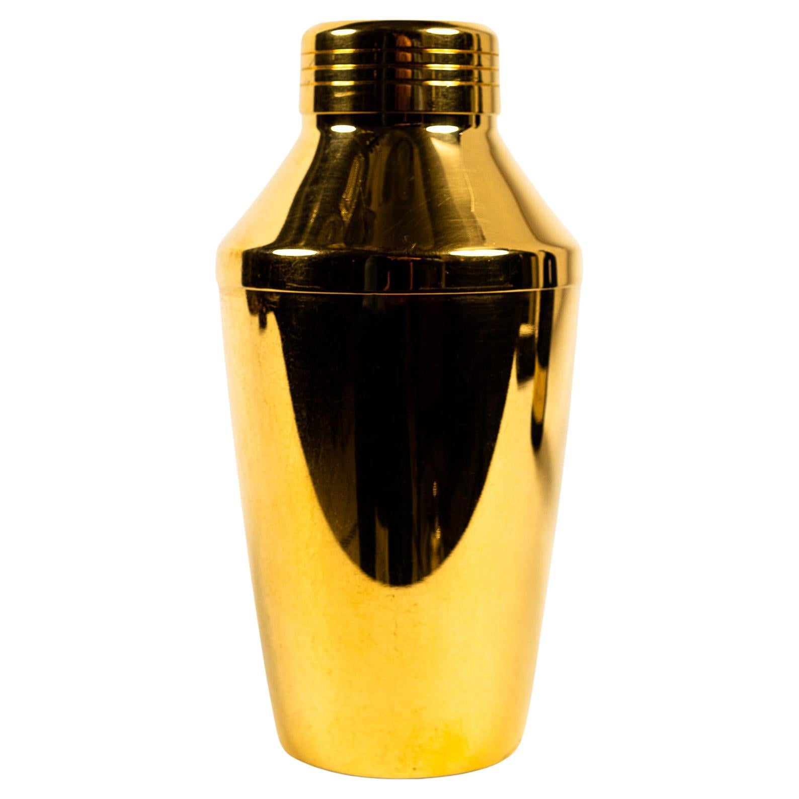 Gilted Art Deco Cocktail Shaker around 1930s