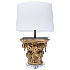 Giltwood Capital as Custom Table Lamp