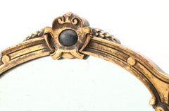 Giltwood Carved Tabletop Mirror, 19th century Regency Style