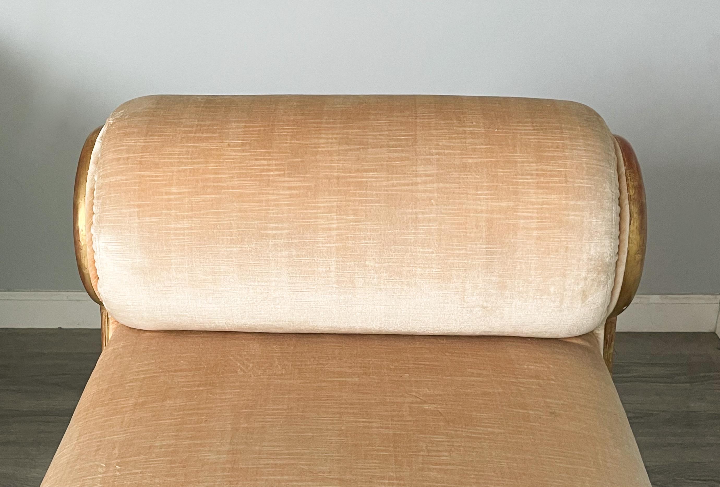 European Giltwood Chaise Lounge By Ebanista/Pakzad International