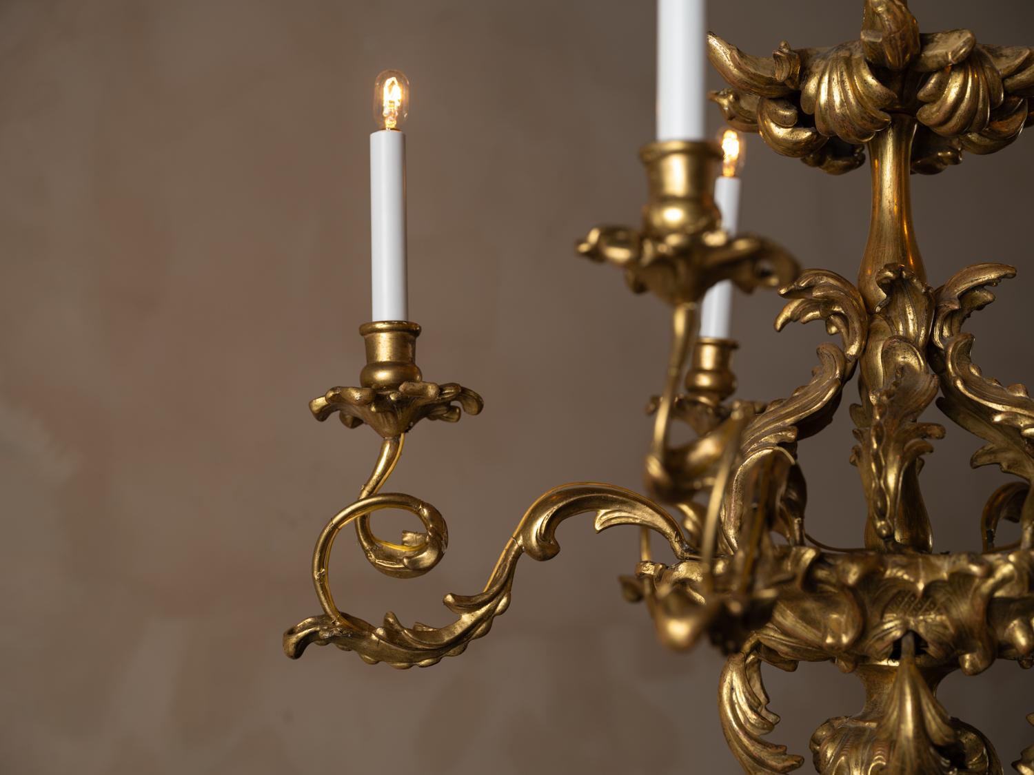 Lampadario Giltwood in vendita 1