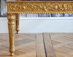 Couchtisch aus vergoldetem Holz