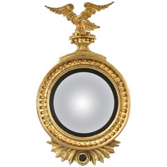 Giltwood Convex Mirror