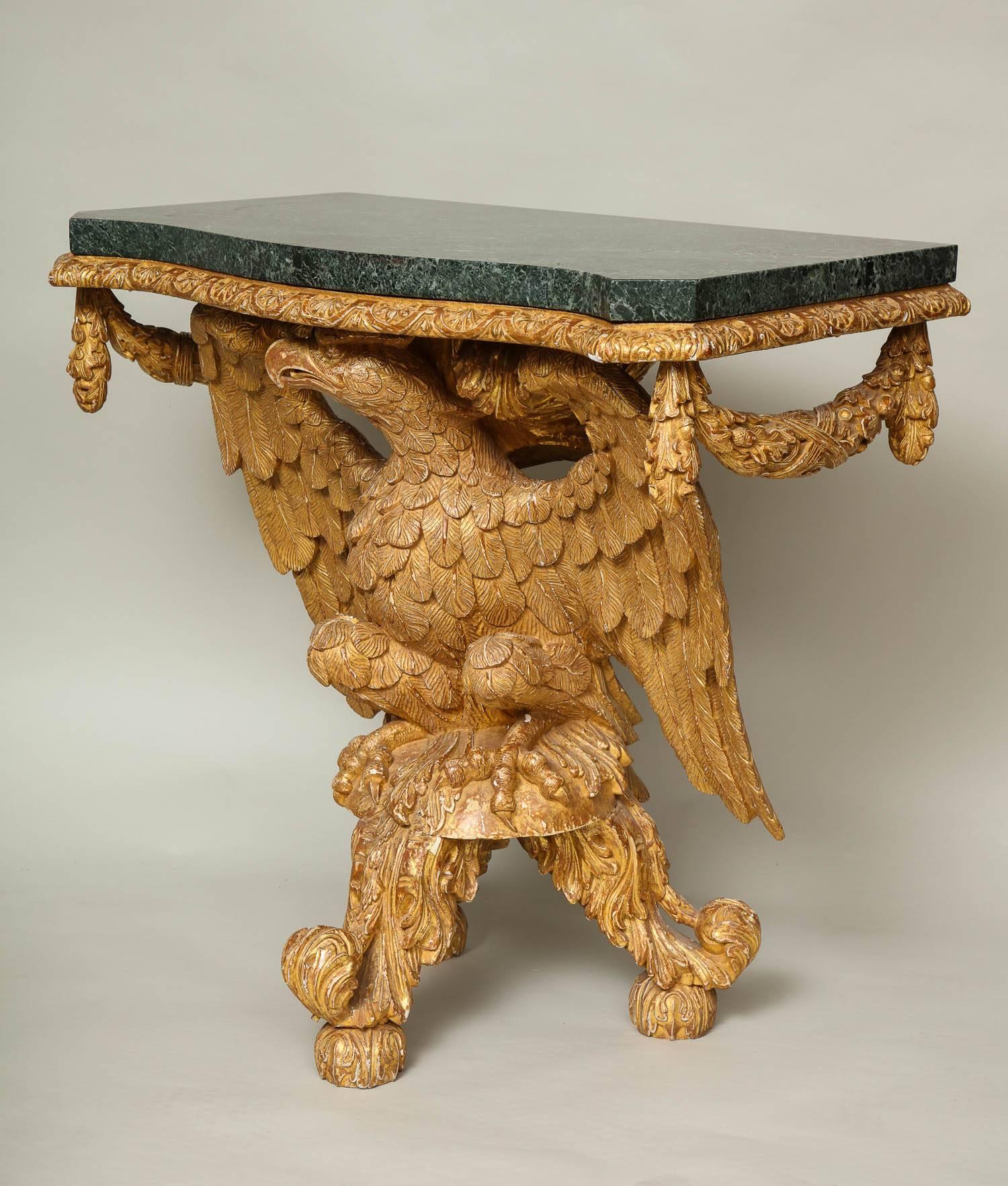 Giltwood Eagle Console Table 1