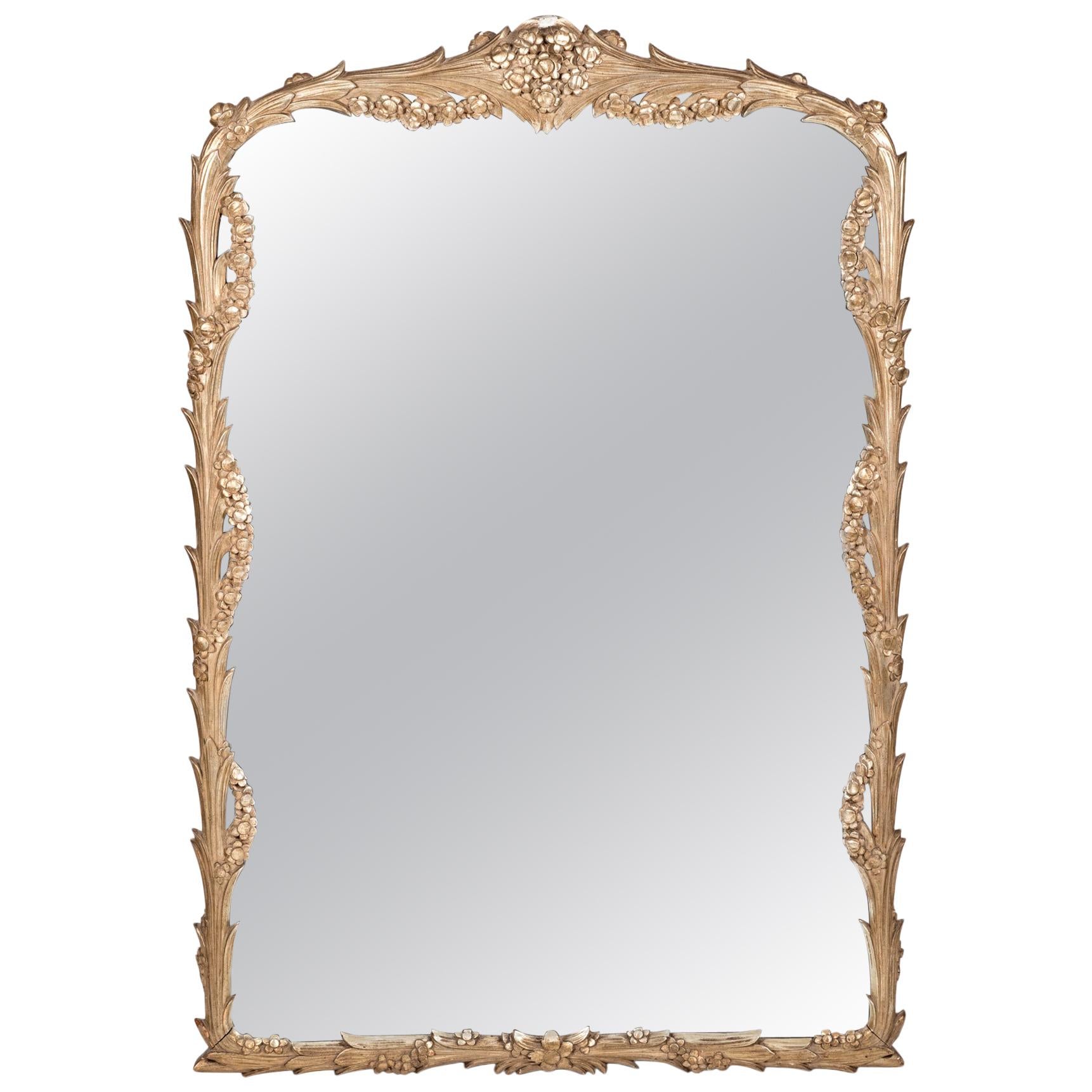 Giltwood Frame Mantel / Fire Place Wall Mirror 