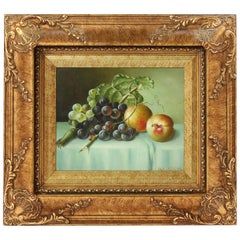 Giltwood Frame Oil on Canvas Painting