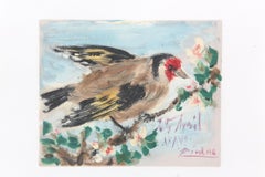 Giltwood Framed "Le Oiseau" Picasso Lithograph