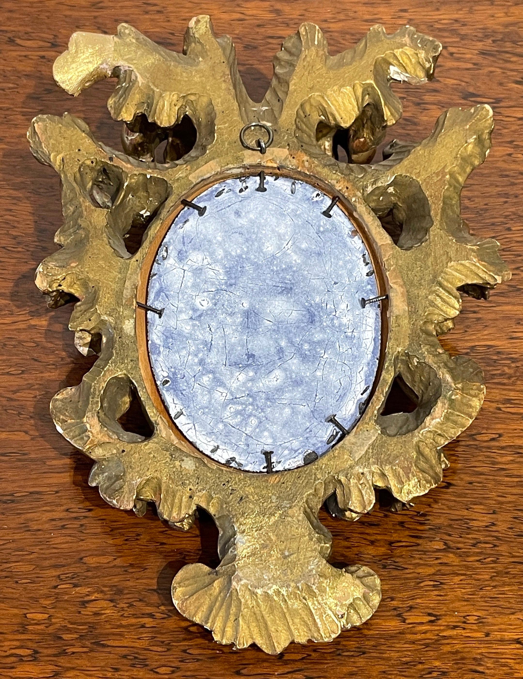 Giltwood Framed Limoges Enamel after François Boucher  'Shepherd's Idyll ' 2