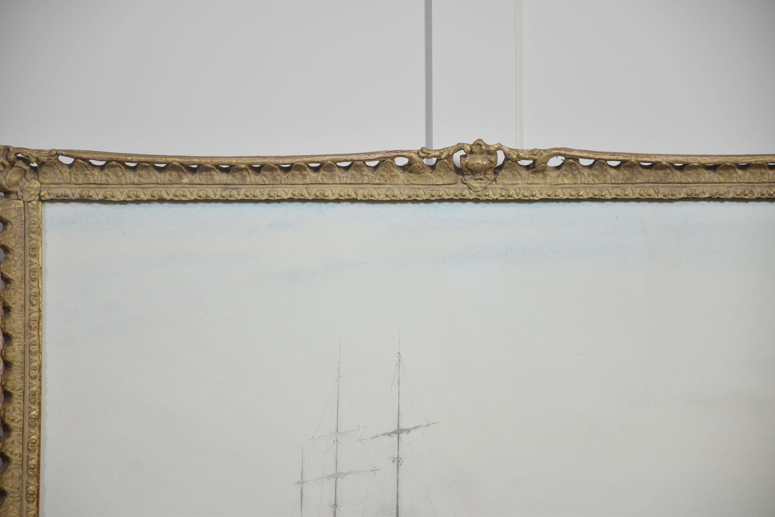 British Giltwood framed watercolour