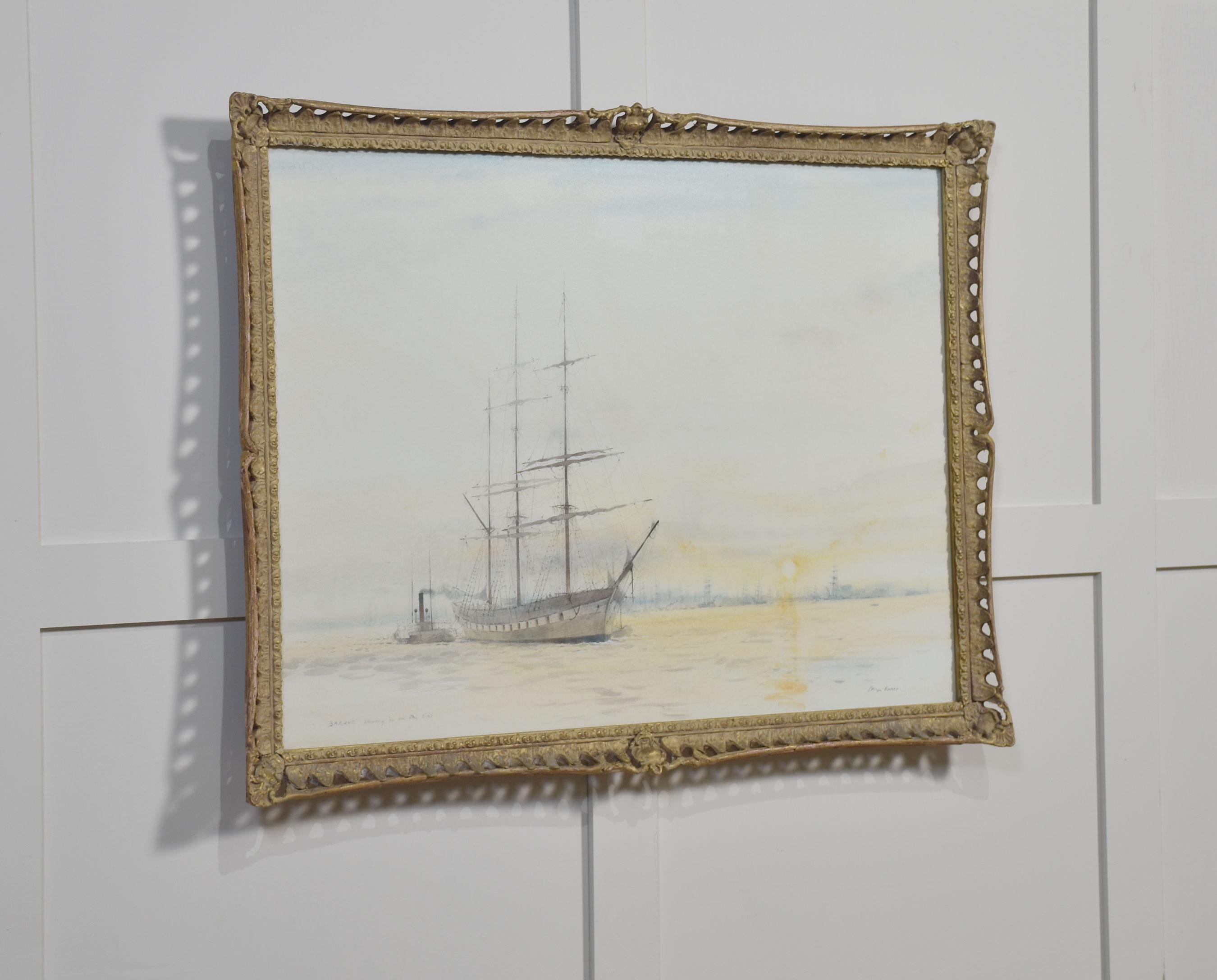 Giltwood framed watercolour 2