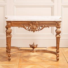 Giltwood French Louis XIV Style Console Made By La Maison London