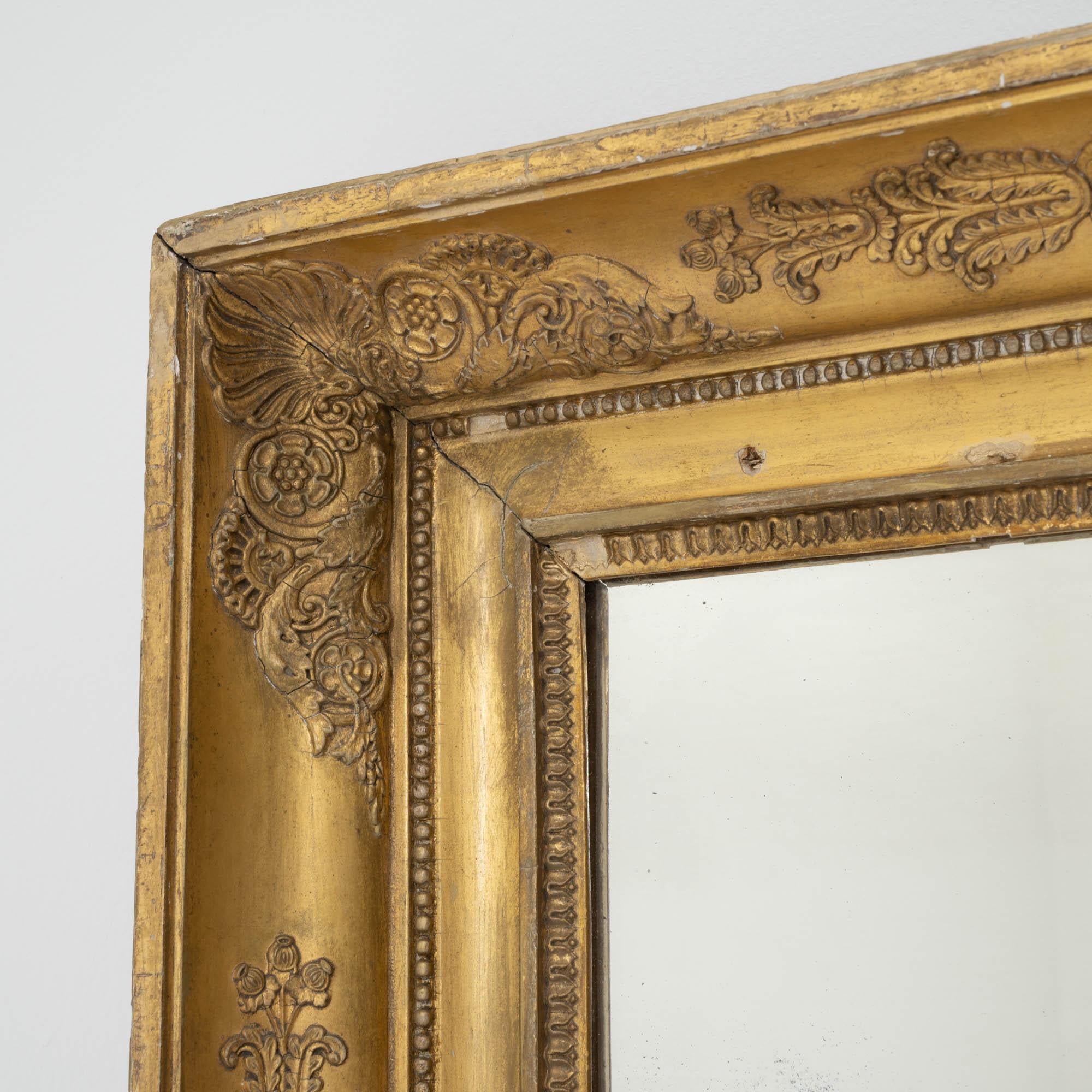 Giltwood French Mirror For Sale 5