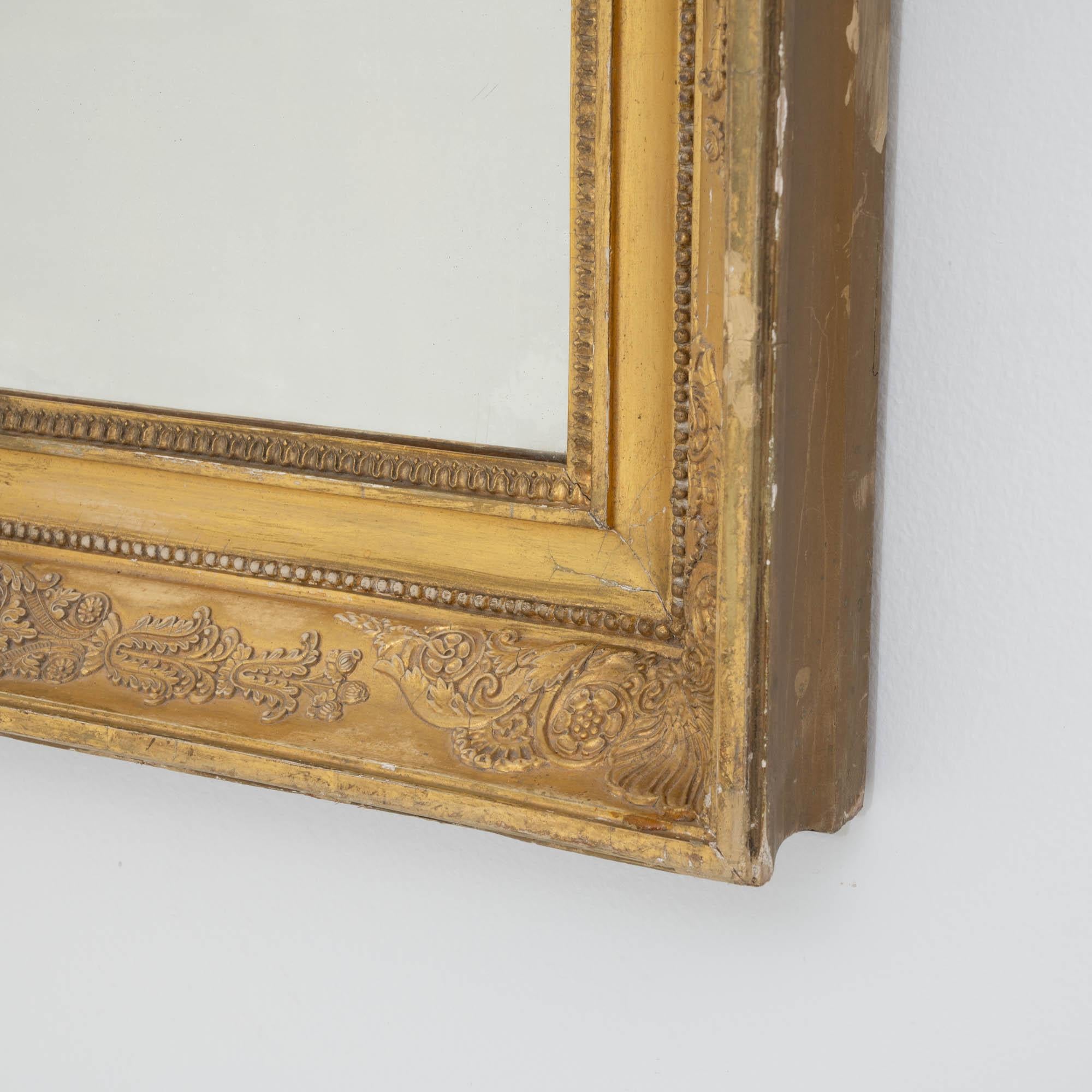Giltwood French Mirror For Sale 6