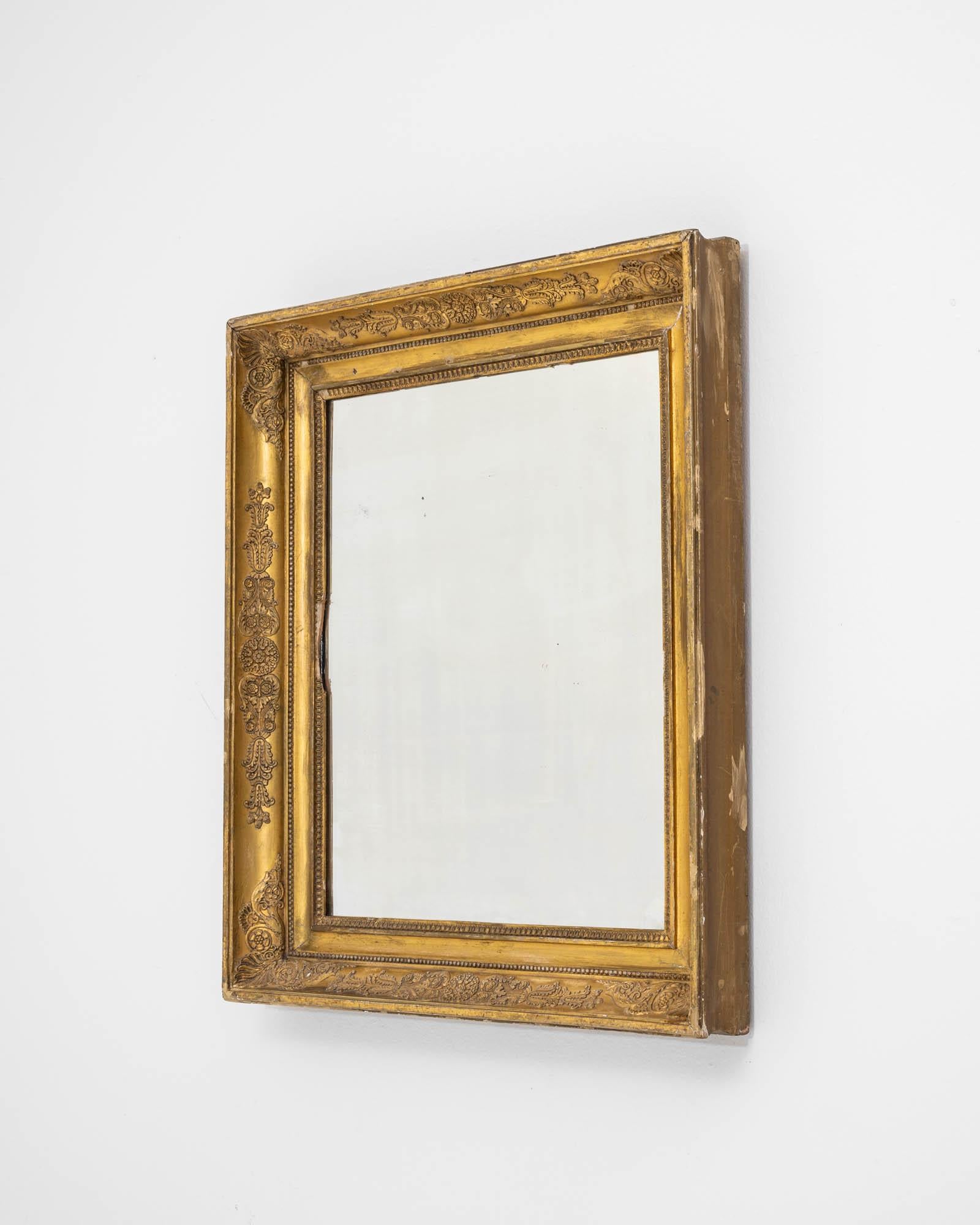 19th Century Giltwood French Mirror For Sale