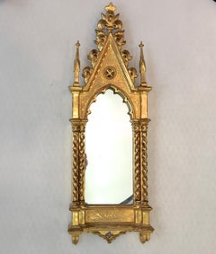 Miroir gothique encadré Giltwood Grand Tour
