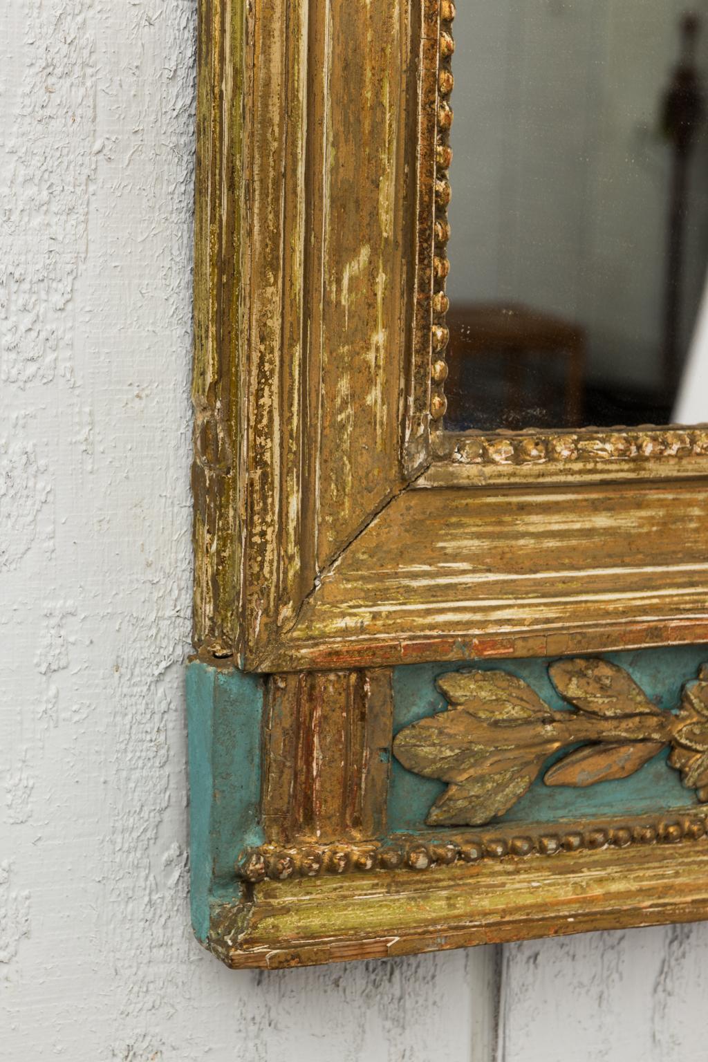 Giltwood Gustavian Bracket Mirror For Sale 7