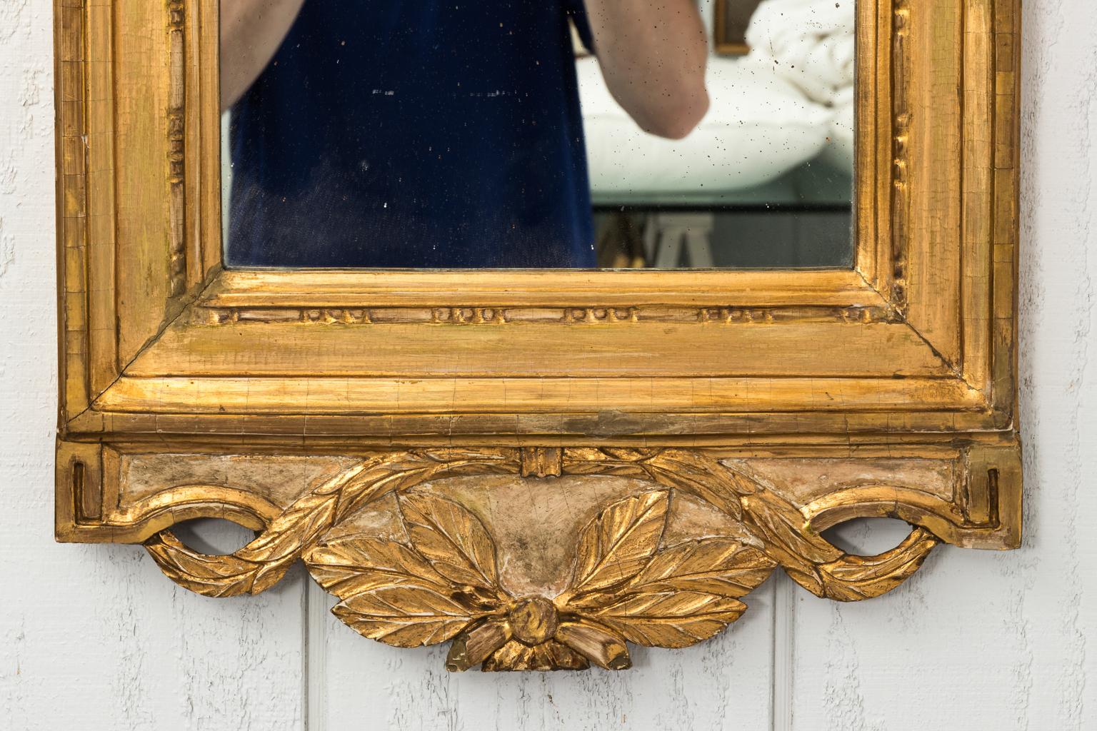 Giltwood Gustavian Mirror 2