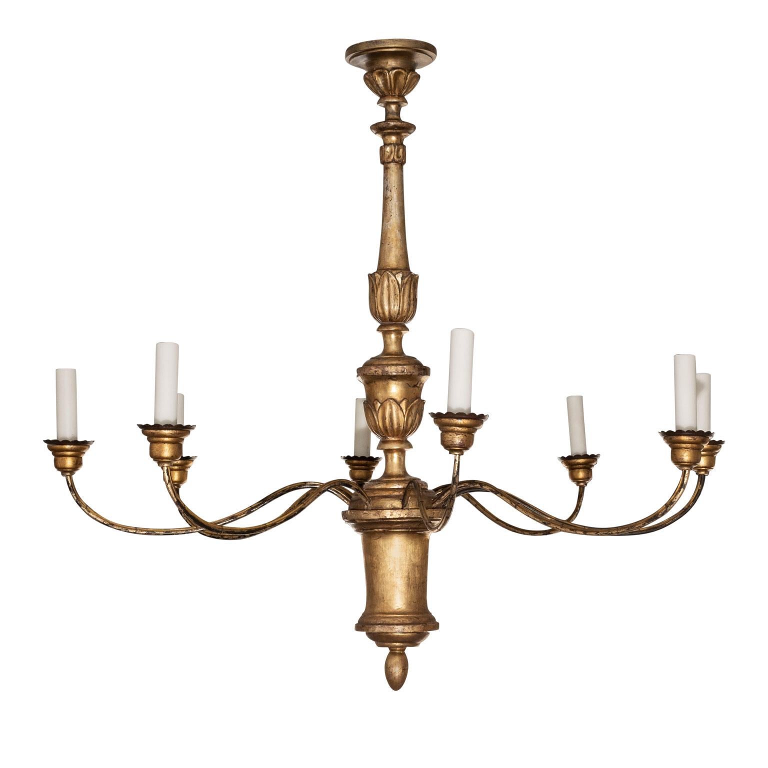 Giltwood Italian Chandeliers 2