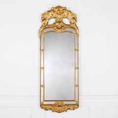Spiegel und Konsolentisch aus Giltwood im Louis XV-Stil