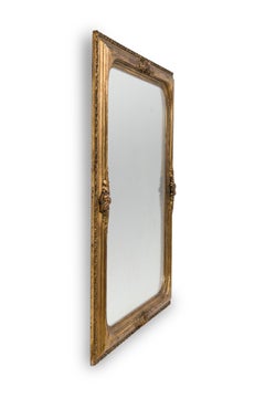 Miroir Louis XV en bois doré