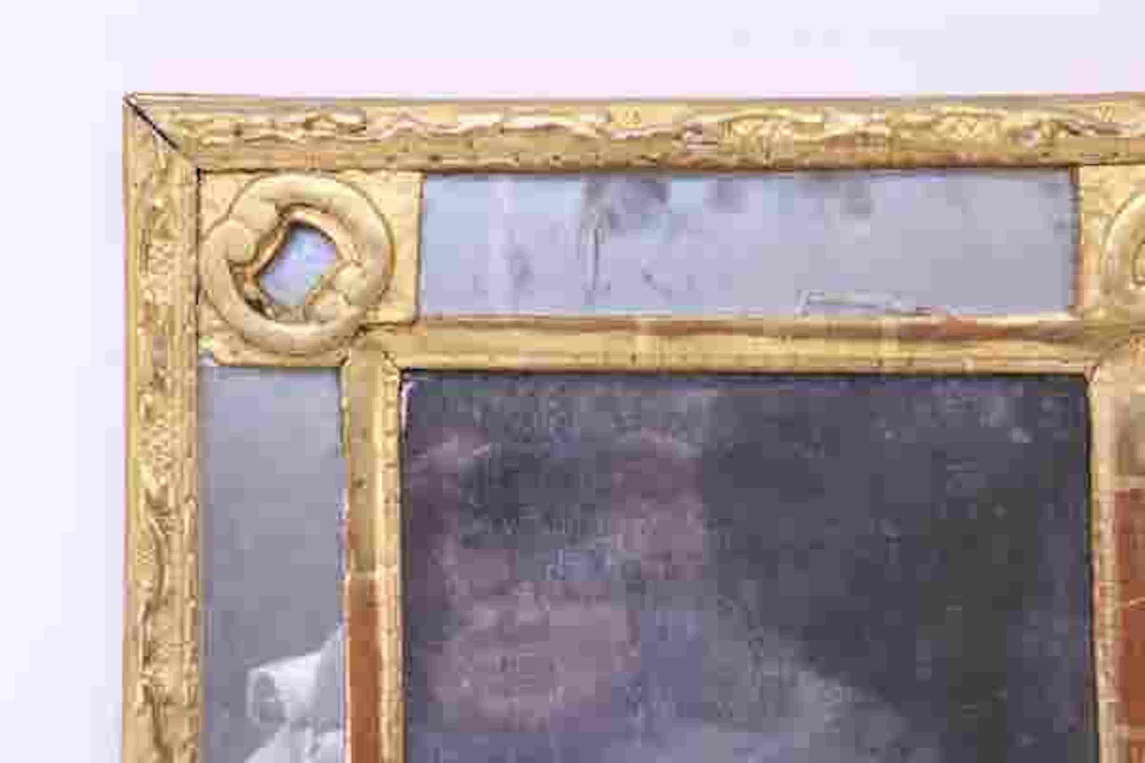 European Giltwood Mirror, 18th Century, Neoclassical