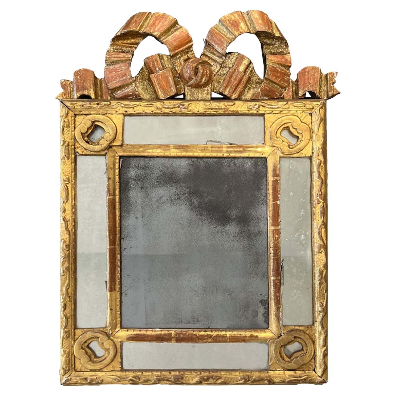 Miroir en bois doré, 18ème siècle, néoclassique