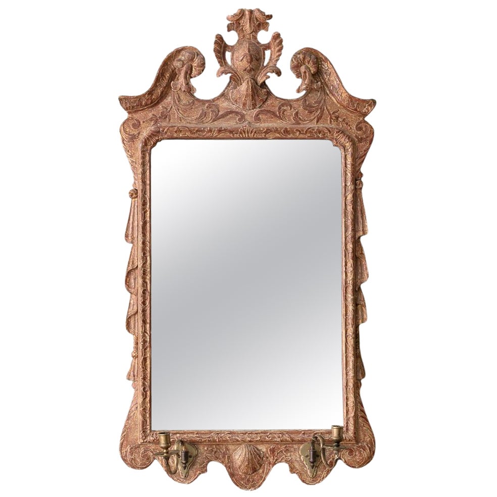 Miroir en bois doré, fin du XVIIIe siècle