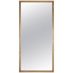 Giltwood Mirror with Floral Detail