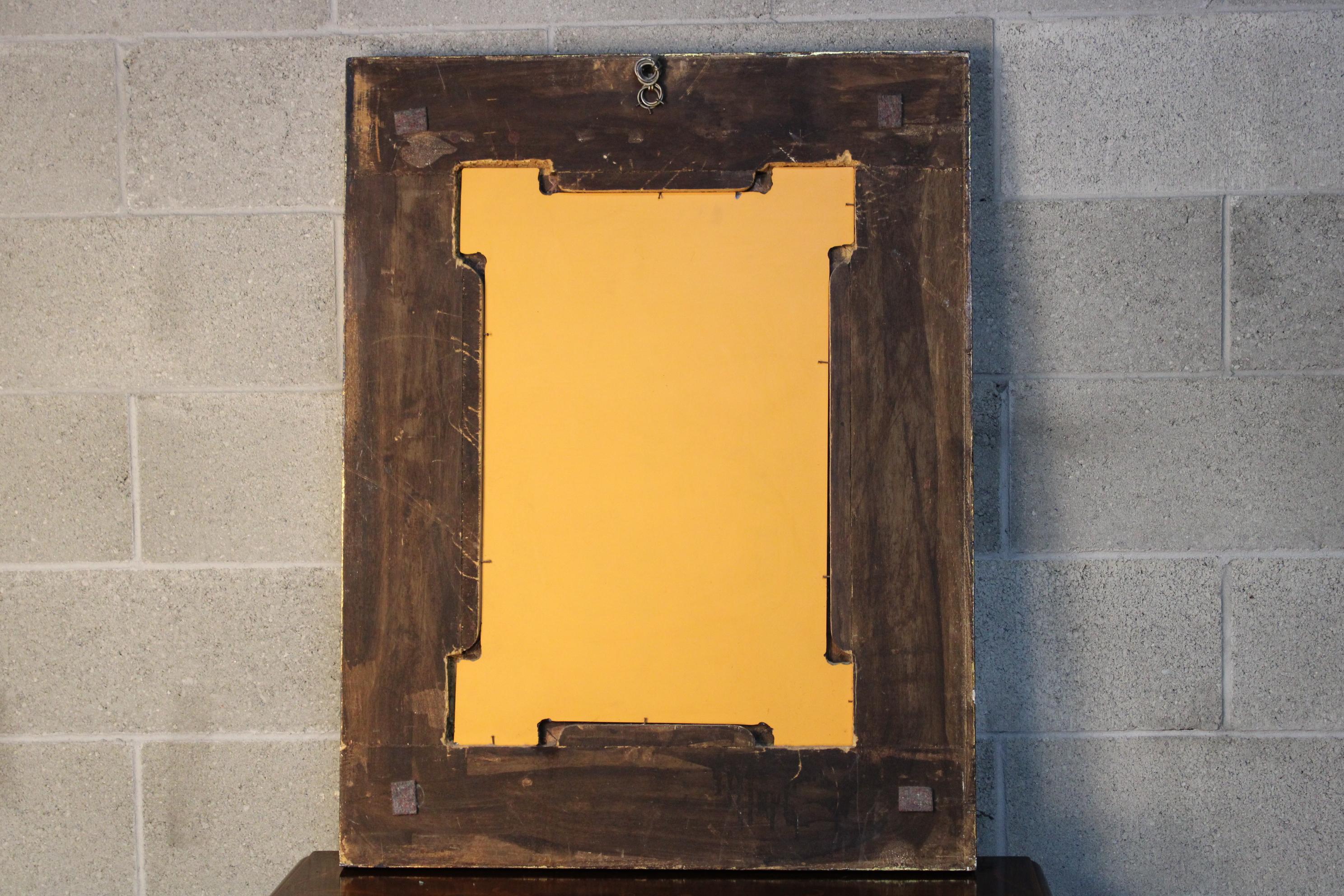19th Century Gilt wood Rectangular Wall Mirror 2