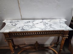 Giltwood Regency Style Console Table
