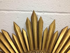 Giltwood Sunburst Mirror