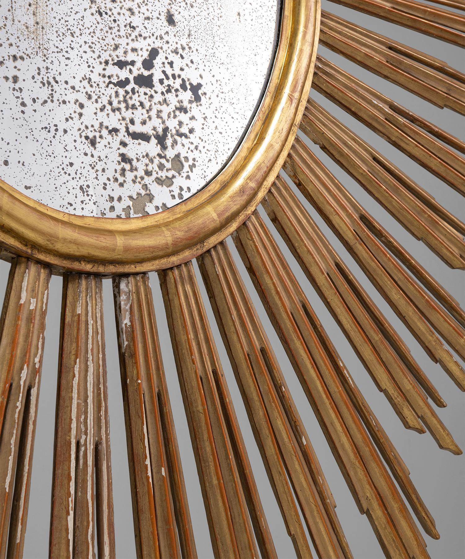 Giltwood Sunburst Mirror 1