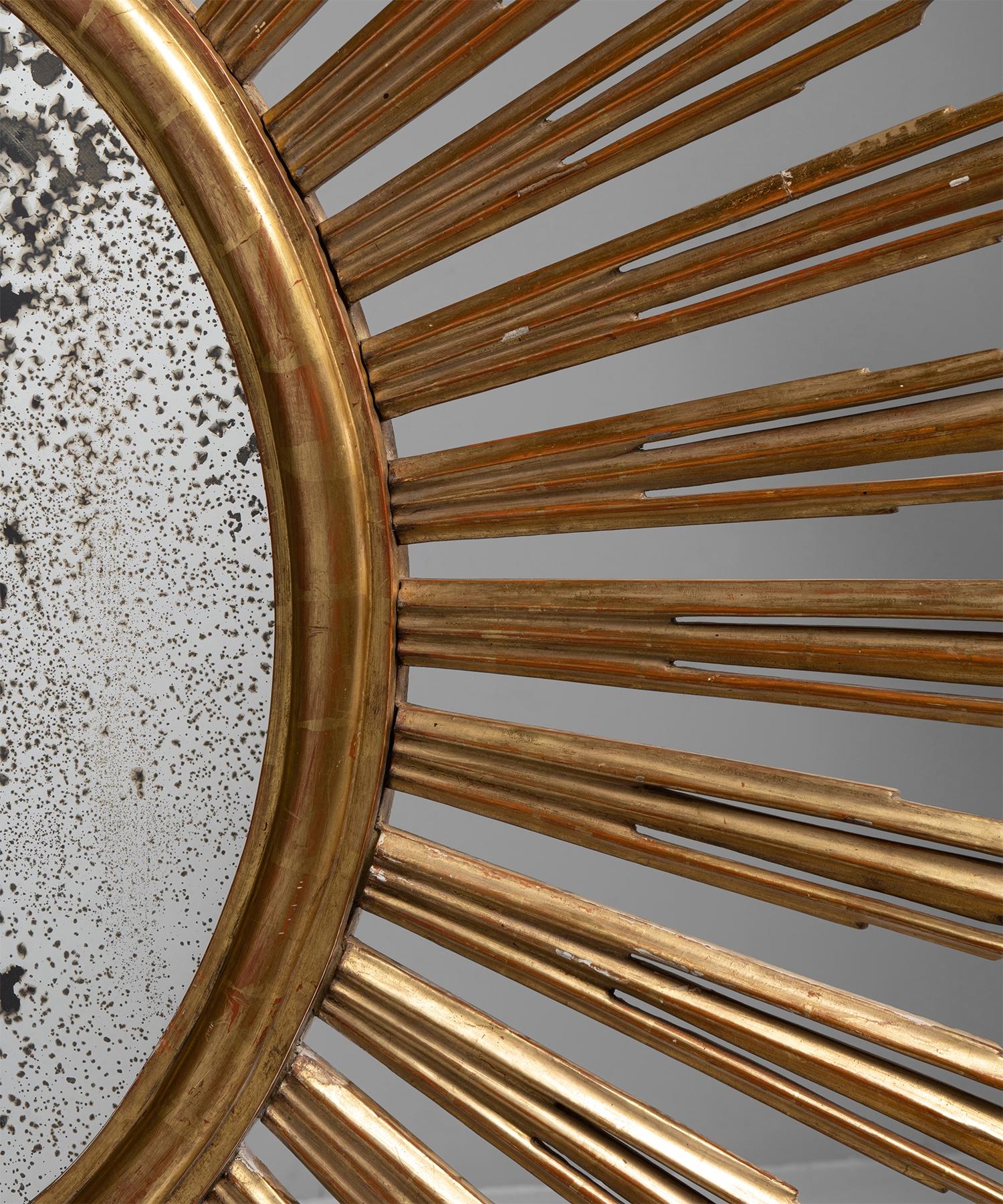 Giltwood Sunburst Mirror 2