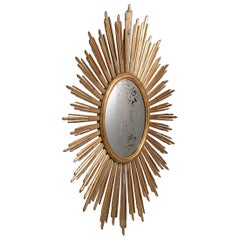 Giltwood Sunburst Mirror