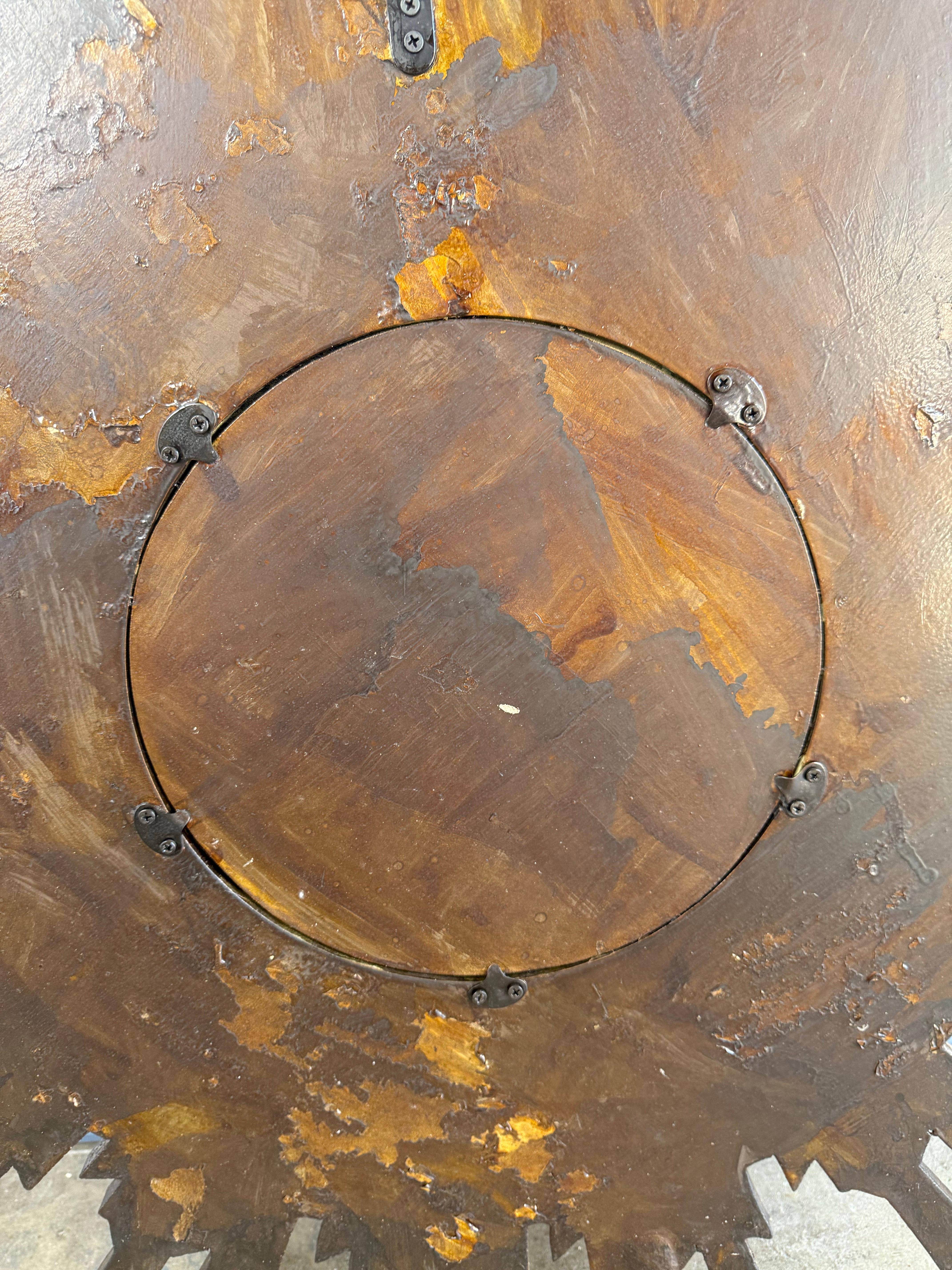 Giltwood Sunburst Mirror, Mid-20th Century For Sale 3