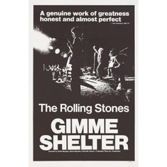 Gimme Shelter 1971 U.S. One Sheet Film Poster