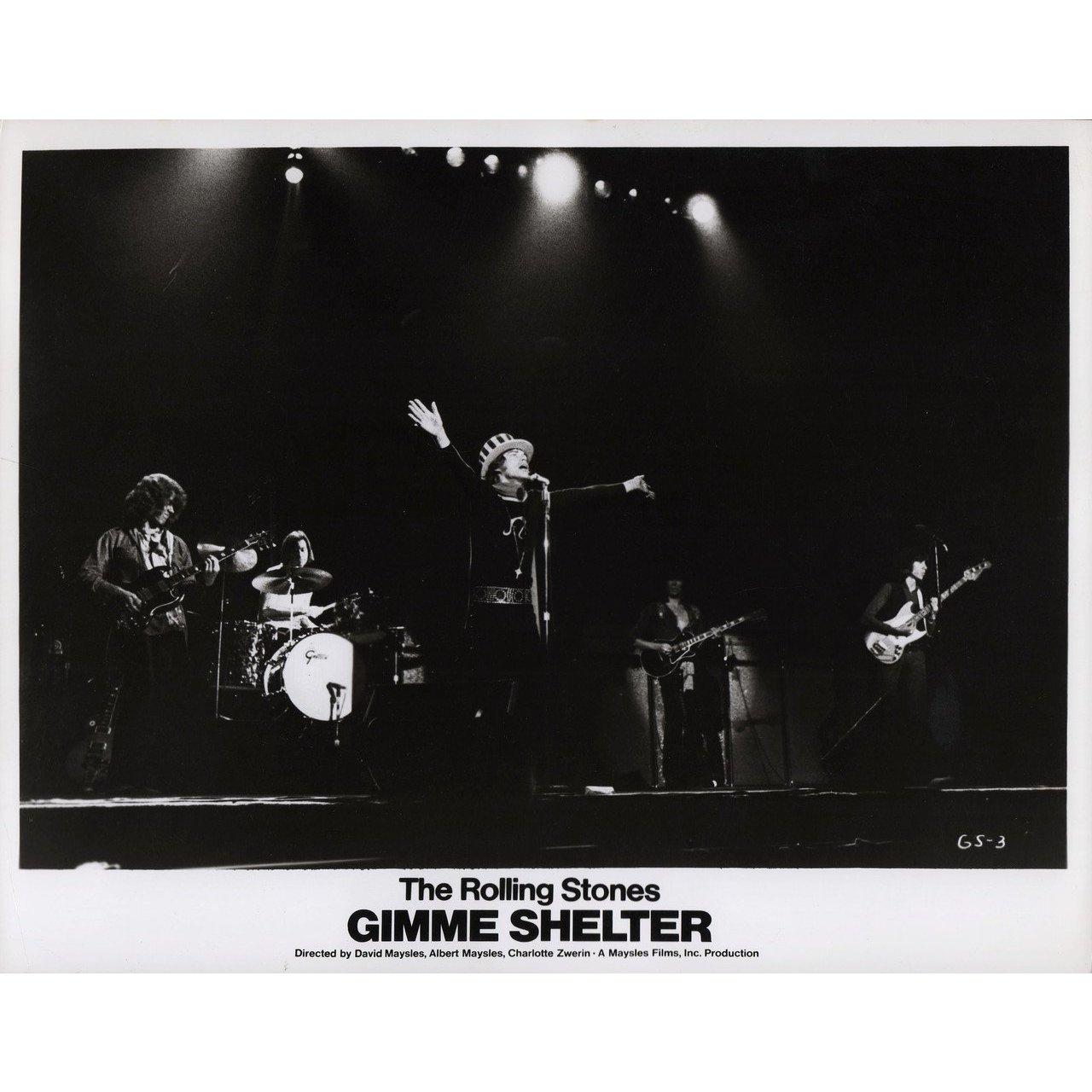 American Gimme Shelter 1971 U.S. Silver Gelatin Single-Weight Photo