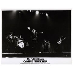 Vintage Gimme Shelter 1971 U.S. Silver Gelatin Single-Weight Photo