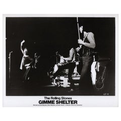 "Gimme Shelter" 1971 U.S. Silver Gelatin Single-Weight Photo