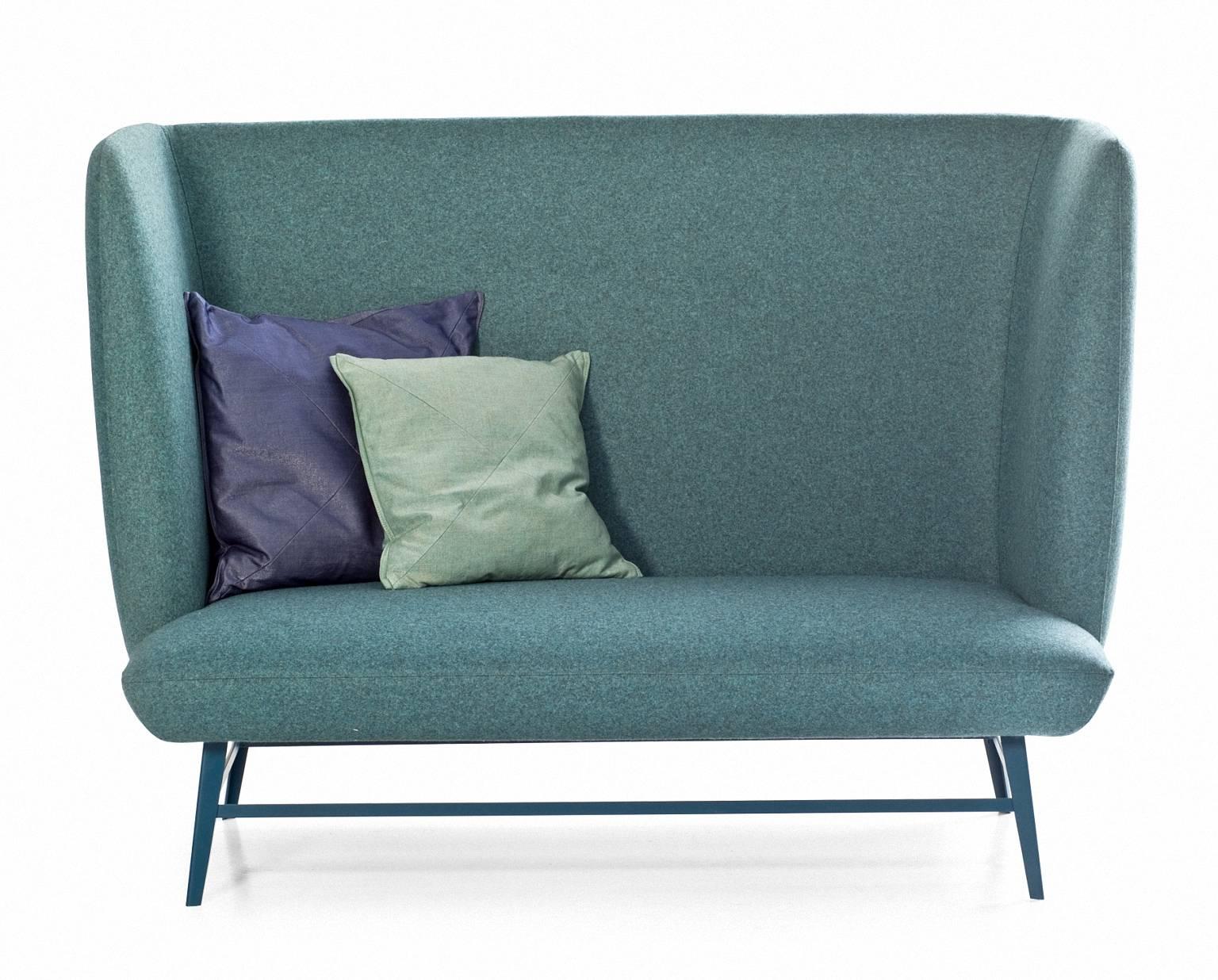 Zweisitziges Sofa „Gimme Shelter“ mit Stahlrahmen und Sockel von Moroso für Diesel (Moderne) im Angebot