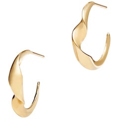Gimmel Gold Hoop Earrings