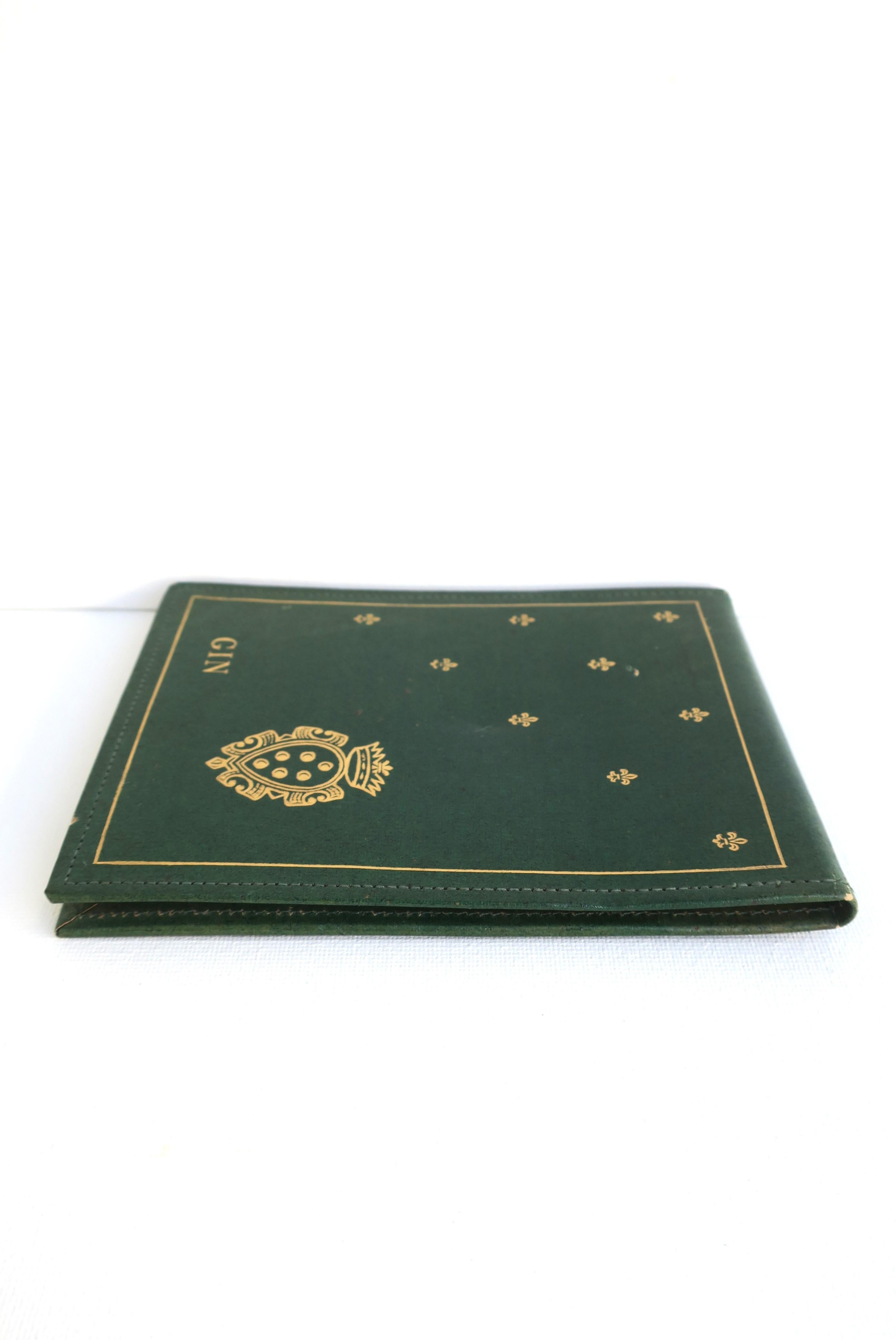 Gin-Kartenspiel Scoring Pad Hergestellt in Italien im Angebot 2