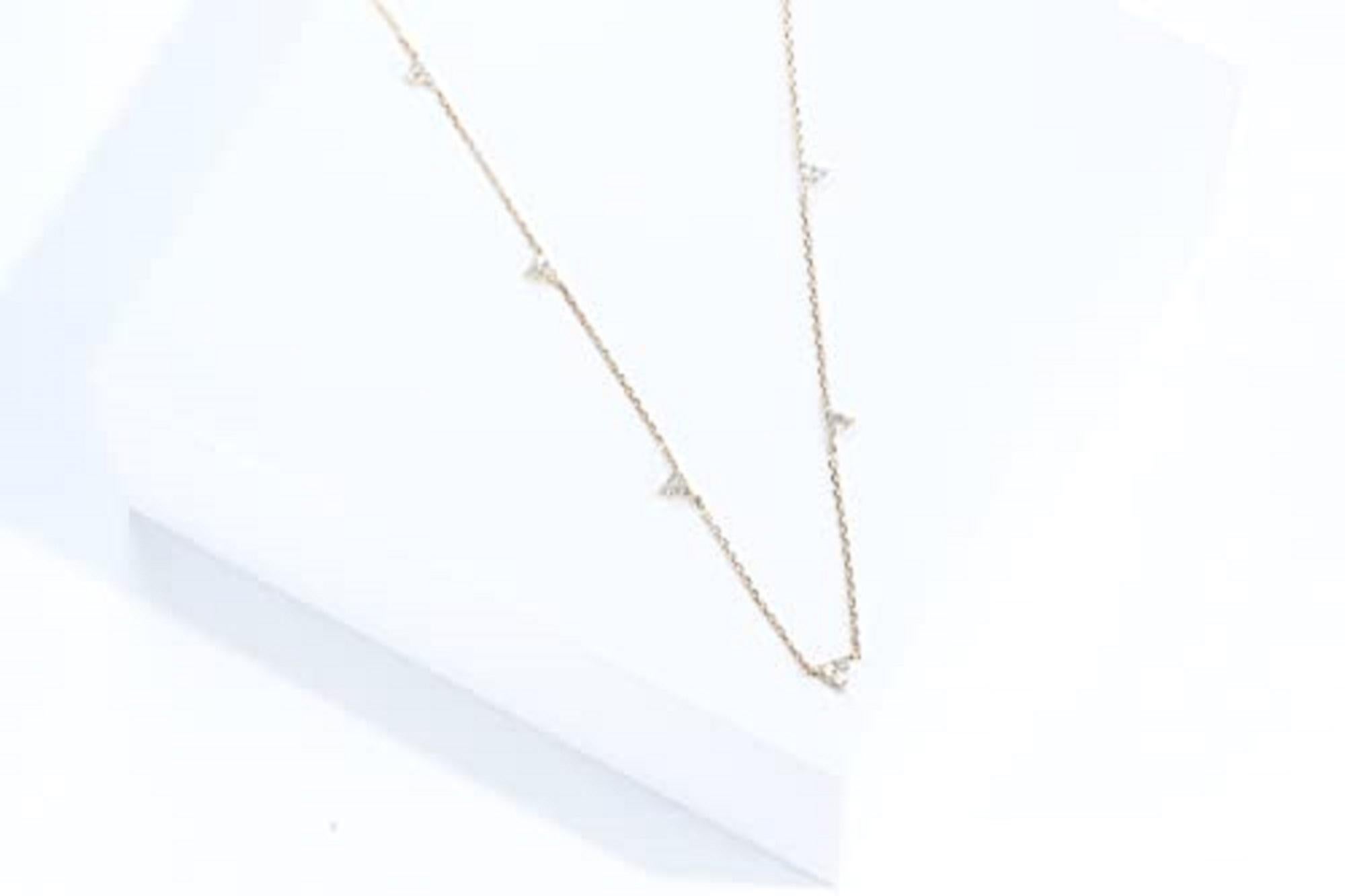 Art Deco Gin & Grace 10K Yellow Gold Natural Diamond (I1) Necklace for Women For Sale