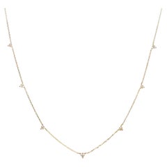 Gin & Grace Collier pour femmes en or jaune 10 carats avec diamant naturel (I1)