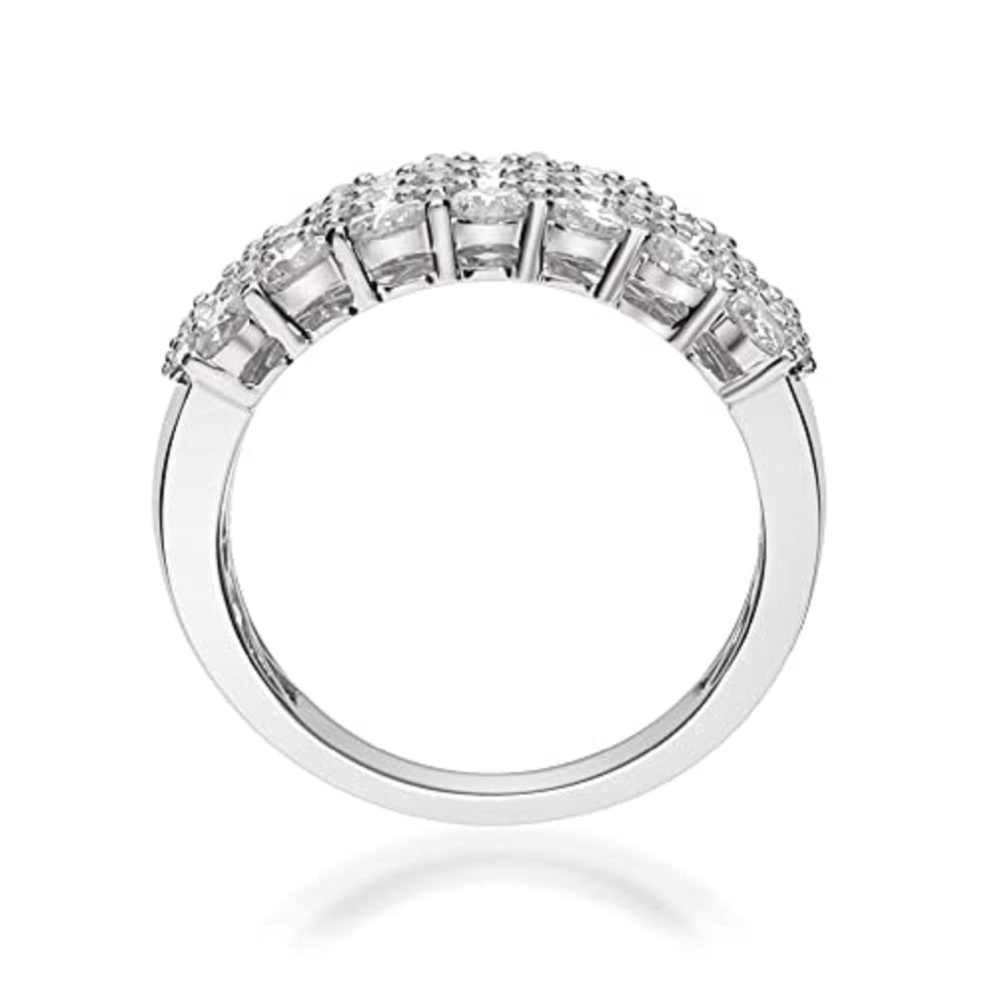 Gin & Grace 14K Weißgold Ring mit natürlichem weißem Diamanten für Frauen im Zustand „Neu“ im Angebot in New York, NY