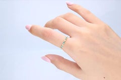 Gin & Grace 14K Yellow Gold Zambian Emerald Ring with Natural Diamonds for Women